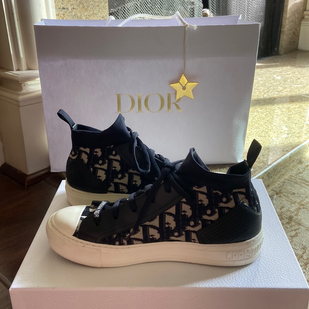 Authentic Christian Dior  Shoes- Walk N Dior - Deep Blue Size 38